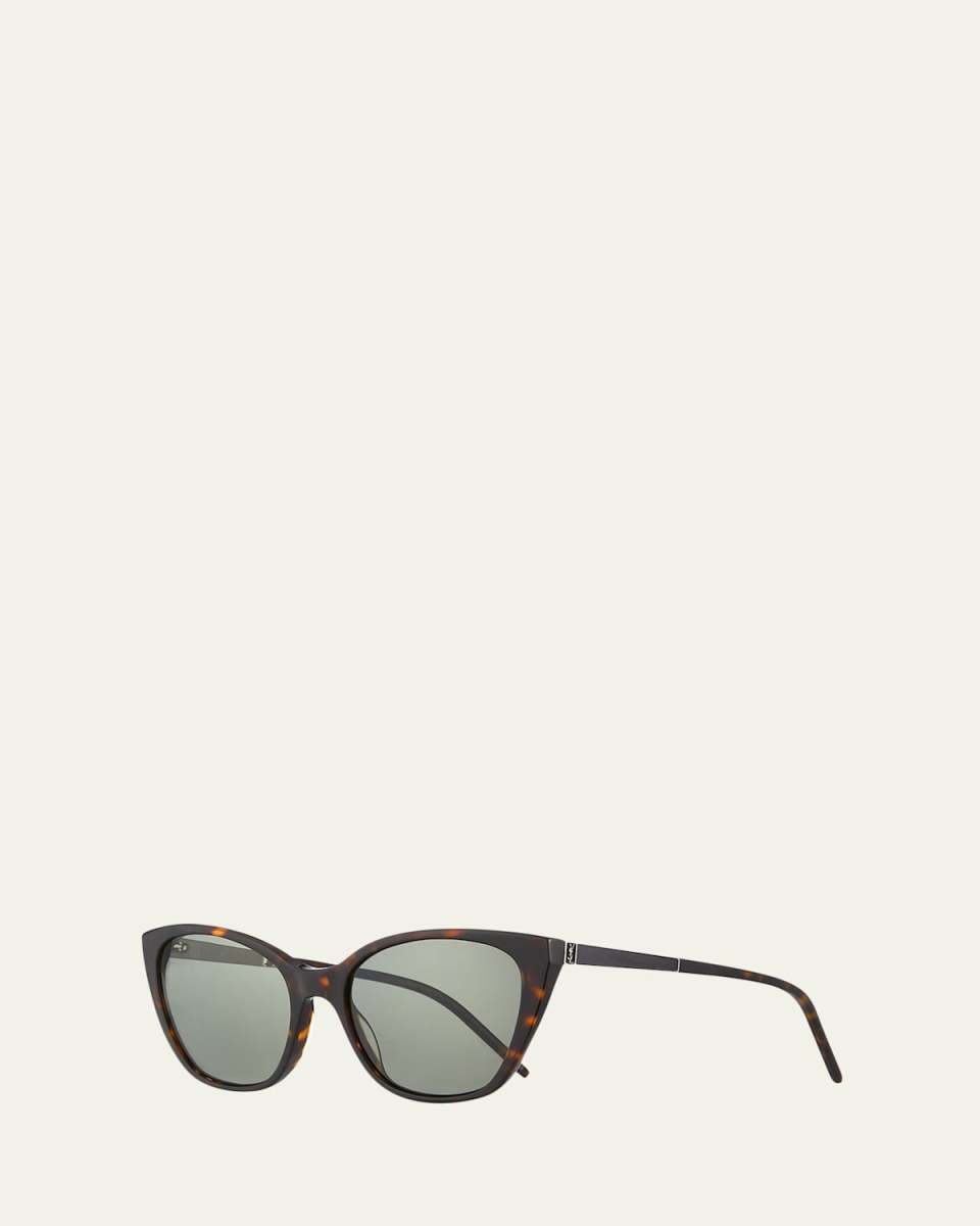 YSL Oversized Acetate Cat-Eye Sunglasses
